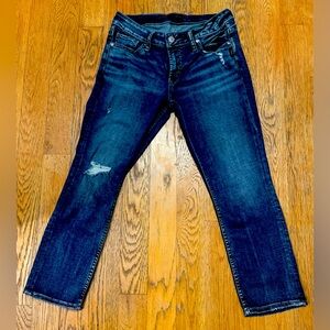 Silvers Cropped. Size: 28W/22.5 L